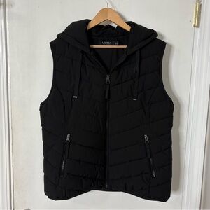 Lauren Ralph Lauren Stretch Puffer Vest With Hood